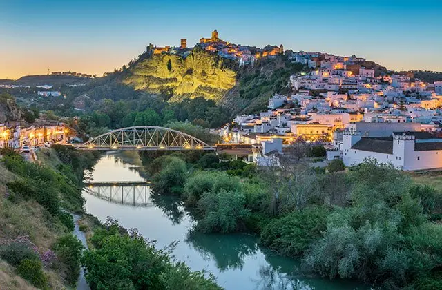 arcos de la frontera atardecer