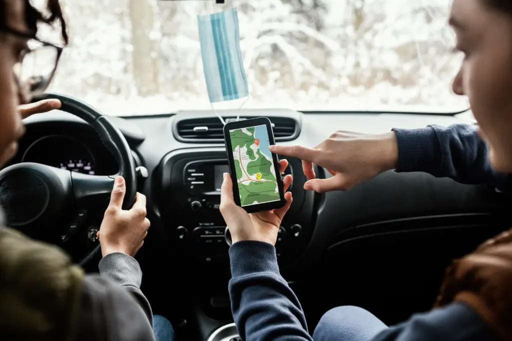 par consultar gps mientras viaja