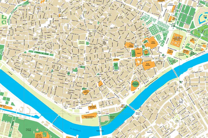 mapa sevilla