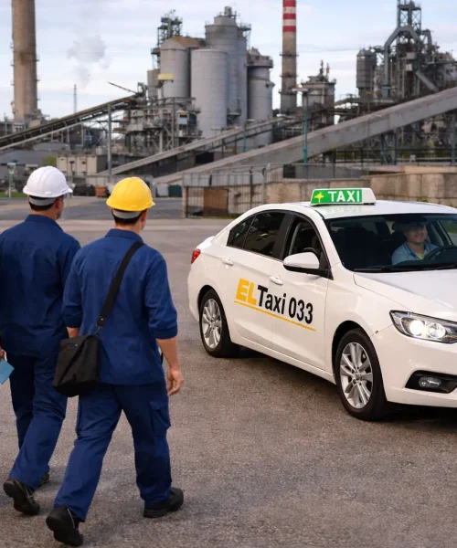 Trabajadores y taxi frente a complento industrial